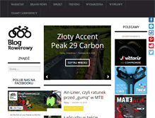 Tablet Screenshot of blogrowerowy.pl
